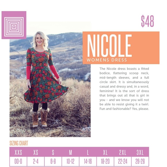 LULAROE Nicole, NWOT, XXS - Picture 8 of 11